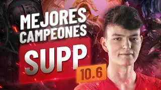 MEJORES CAMPEONES para jugar SUPPORT con Erdote - PARCHE 10.6 - TRUCOS Y CONSEJOS