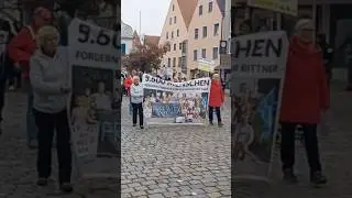Solidarit&auml;tskundgebung f&uuml;r Bundeswehr Soldaten Alexander #Bittner! #Aichach 02.11.2024 #video
