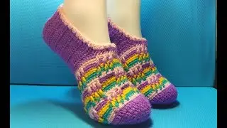 ТАПОЧКИ КРЮЧКОМ 