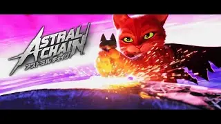 Puss vs Death but with Astral Chain's Dark Hero playing