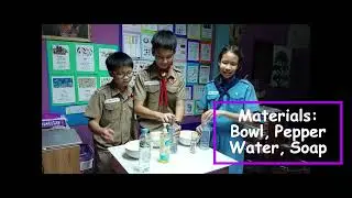 Thailand RUNAWAY PEPPER ESL SCIENCE EXPERIMENT, Dean Irene Shama, Ayutthaya