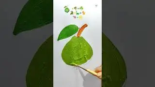 Guava colour mixing 🖌🖌🖌🖌 #colourmixing #emoji #painting