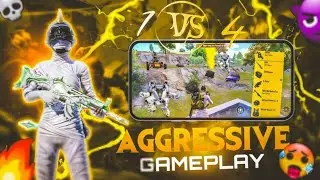 pubg mobile solo vs squad gameplay || Kroux God level gameplay 