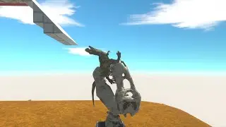 T Rex Fossil Head Eats Every Unit - Animal Revolt Battle Simulator