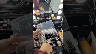 It s more convenient to only store hair styling tools #Makeup artist#Makeup artist storage