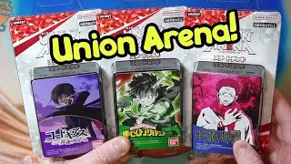 Открытие стартовой колоды Union Arena! Jujutsu Kaisen, My Hero Academia, Code Geass!