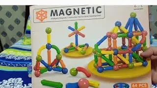 Playing with magnetic toys |educational toys #braindevelopment #montessori  #educationaltoysforkids 