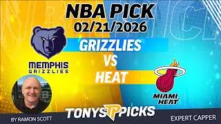 Grizzlies vs. Heat NBA Betting Odds & Picks, 2/21/26 | Night Moves Show
