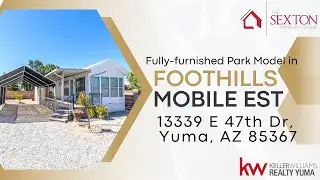 Fully-furnished Park Model in the Foothills!