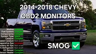 2014 - 2018 Chevy Silverado OBD2 monitor Drive cycle #drivecycles#monitors#californiasmog#passsmog