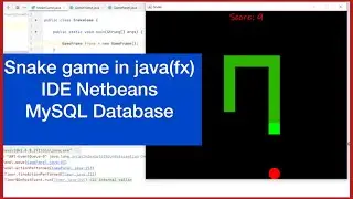Snake Game In Java with source code || Snake Game In Java using NetBeans and mysql database