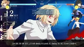 Melty Blood: Type Lumina Warc (Red Arcueid) Combos