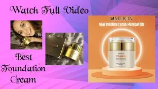 Muicin Vitamin C Foundation Cream💕 Full coverage creamy foundation✨ Honest review in detail😍
