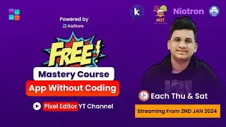 #AD App Without Coding Free Mastery Course For Kodular, Niotron, AB, MIT🔥🔥🔥