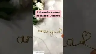 Wire name necklaces. High quality plated and non tarnish. Place your order now