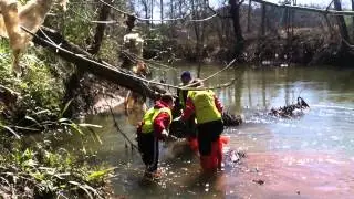 Cleaning up the Swannanoa River - The Hard Way