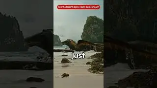 Can The Spinosaurus Really Camouflage in Jurassic World Rebirth? #Shorts #Viral