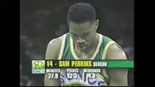 Sam Perkins 20 Points @ Hornets, 1993-94.