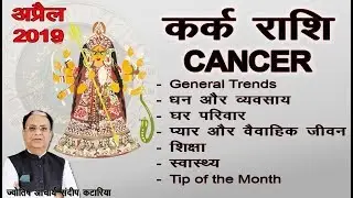 Karka Rashi April 2019 CANCER Monthly Forecast Astrology Sundeep Katarria