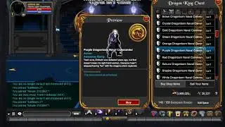 AQW Dragon King Chest - 10K ACS - All Items