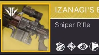 Izanagi's burden isn't used only in PvE - destiny 2