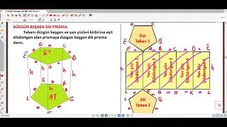 6-)M8 Geometrik Cisimler (D.Beşgen Dik Prizmanın Özel,TÇevresi ve Yalanı) 40