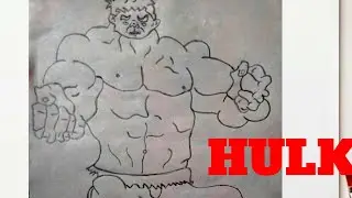 How to draw hulk || hulk easy drawing|| hulk drawing 