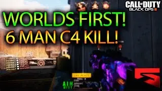 Worlds FIRST 6 man C4 SUPER KILL!! on Black Ops 3 (6v6)