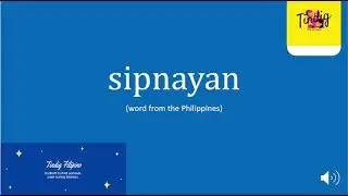 Learn Filipino Word 🇵🇭 Sipnayan