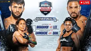 2025 PFL World Tournament 6: Semifinals | LIVE STREAM | MMA FIGHT COMPANION | Lee vs. Rabadanov USA