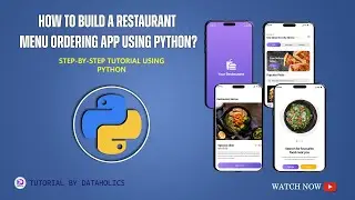 Python Project Restaurant Ordering Application | Python Project for Beginners
