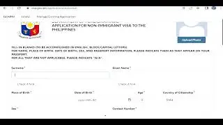 How To Apply Tourist Visa Of The Phillipines Online Step By Step Full Information