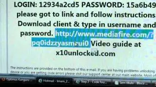 Xperia X8 / X10 / X10 Mini Unlocking Software instructions by Cellunlocker.net - Portuguese