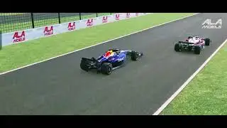 Ala mobile - Max Verstappen + RB21 com a pintura da RB22 em Ímola contra 6 carros. Veja a descrição.