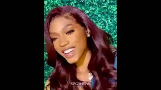 Anthony Cuts Side Part Wavy Burgundy Lace Front Wigs丨Anthonycuts065丨RPGSHOW