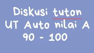 cara menanggapi forum diskusi Tuton UT dapat untuk nilai A atau nilai full auto 100 versi tutor ?