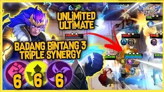 3 STAR BADANG EMPIRE ! COMBO 666 - 6 ASSASSIN 6 EMPIRE 6 WRESTLER ! MAGIC CHESS