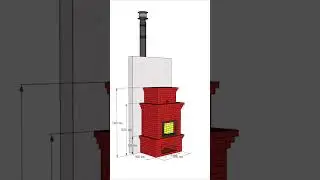 A small brick fireplace &laquo;Trakai&raquo; #shorts #BBQ #project #grill