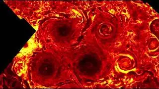 Cyclones at Jupiter's South Pole