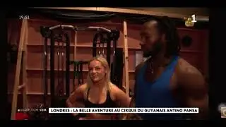 TV news Antino Pansa Come Alive the greatest showman Circus spectacular Guadeloupe la 1 ère 