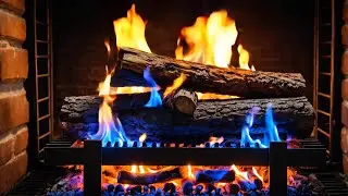 Warm & Inviting Fireplace &ndash; Relaxing Fireplace Flames Create Calm & Cozy Ambience - ASMR Fireplace