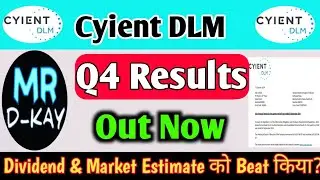 Cyient DLM Q4 results 2025 🔥 Cyient DLM Share latest News, Cyient DLM results today