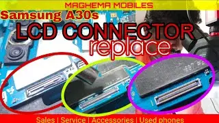 Samsung A30s display connector replace #mobile service #mobile #viral #trend 