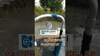 V4 - 2 HP 6 STAGE SINGLE PHASE EAGLE SUBMERSIBLE PUMPSET.             63 mm outlet 30 mtr depth