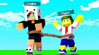 RAZOR E COELHA VIRARAM SOMENTE UM JOGADOR NO MINECRAFT !