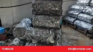 2 ram baler scrap metal