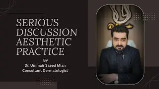 Serious discussion about aesthetic practice, answering a doctors question. Urdu
