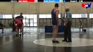 John Bolich vs. Austin Schafer at 2013 Junior Nationals - FILA - FS