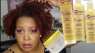Wash N Go с использованием натурального средства для волос ALPHOGEE CURLIFIC | Обзор