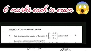 Bsc 1st year important questions. Theory of equation and matrix theory! 